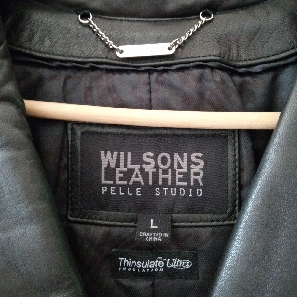 Wilsons Leather Black Jacket